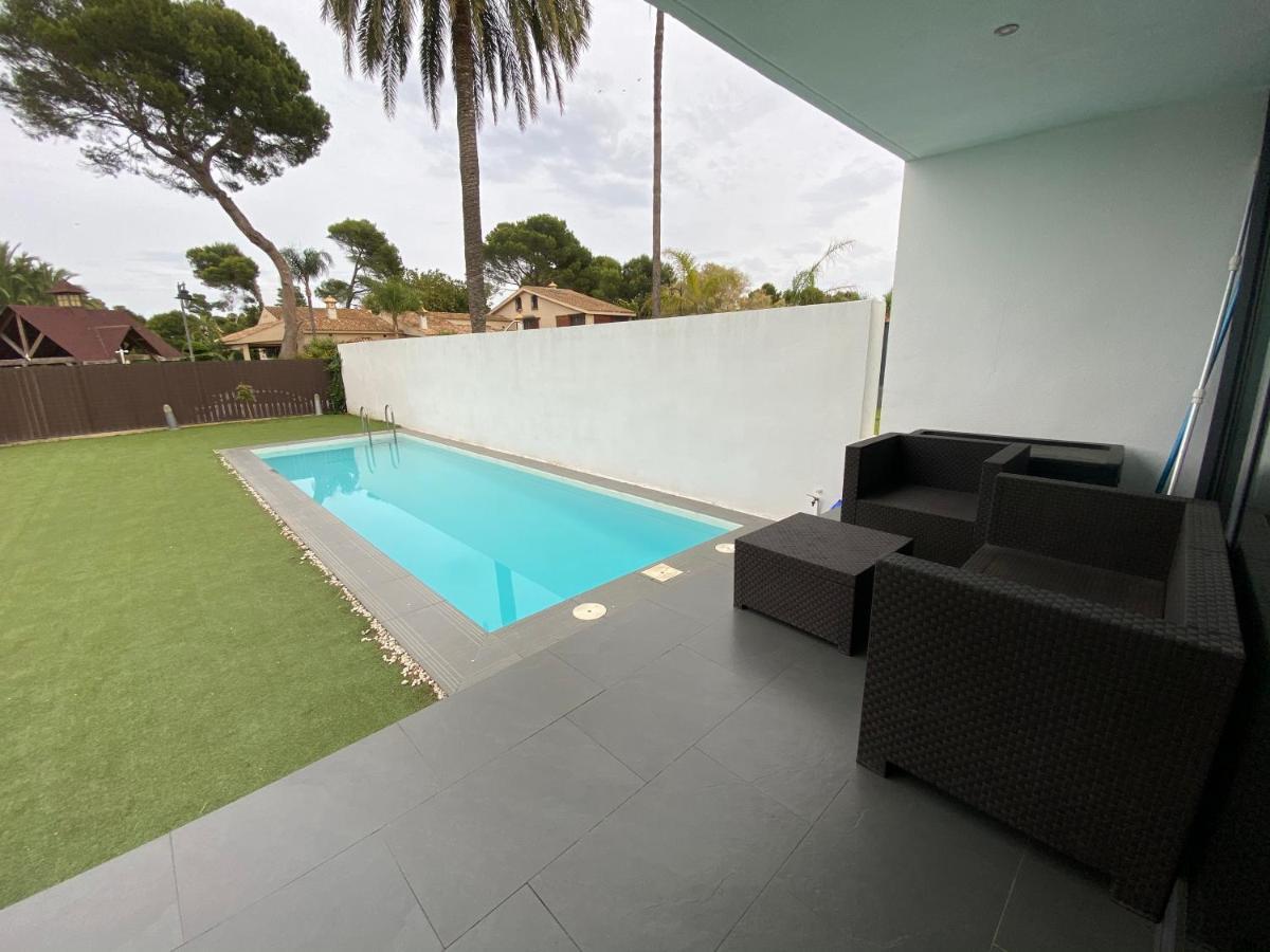 Modern Villa With Private Pool/ 400M To The Beach Грао-де-Кастельон Екстер'єр фото