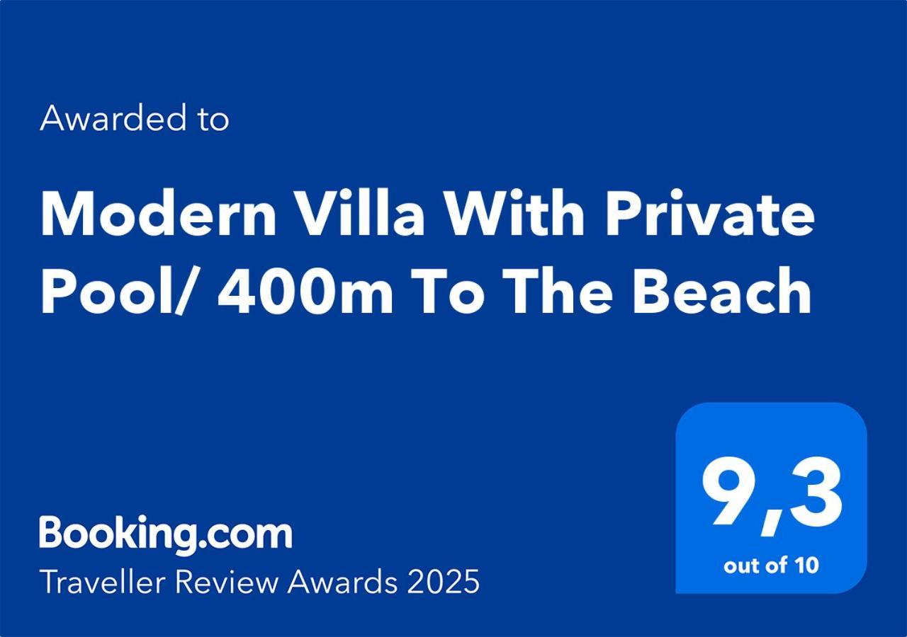 Modern Villa With Private Pool/ 400M To The Beach Грао-де-Кастельон Екстер'єр фото